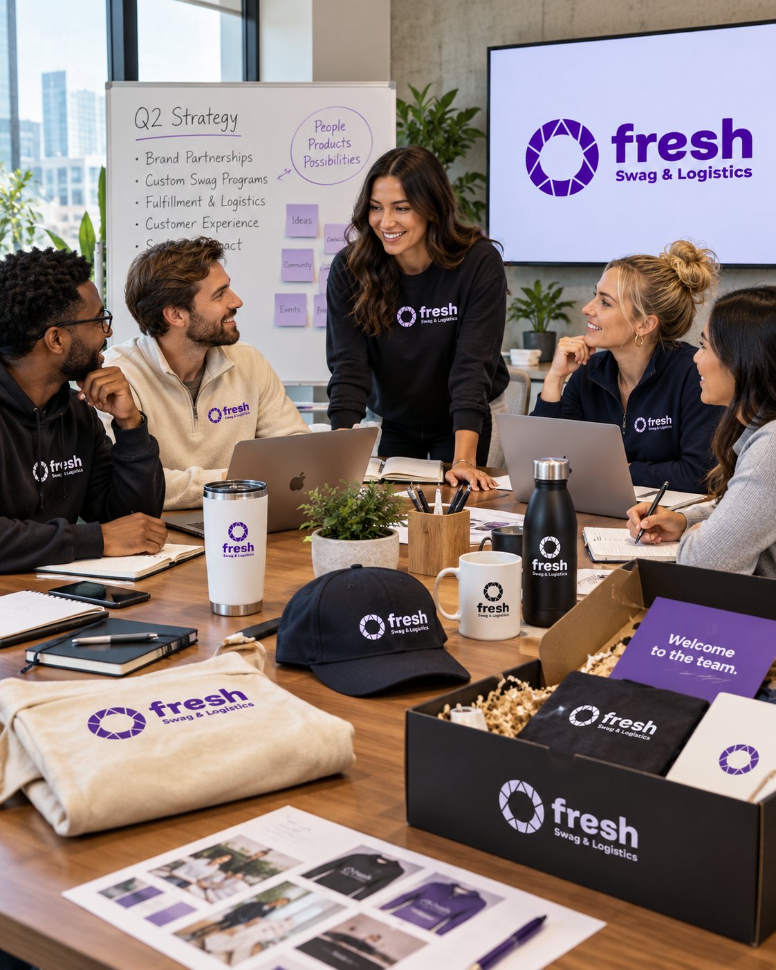 Meeting and event merch